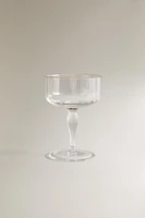 VERRE À VIN RECYCLABLE RELIEF
