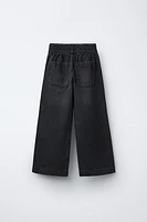 JEANS FLUIDE À POCHES