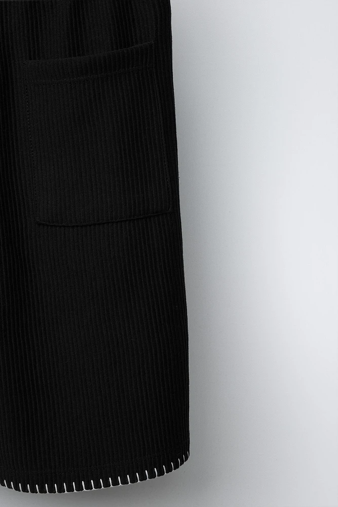 OTTOMAN TOPSTITCHED SHORTS