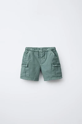 CANVAS CARGO SHORTS