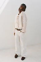 SWISS EMBROIDERED PATCHWORK KIMONO
