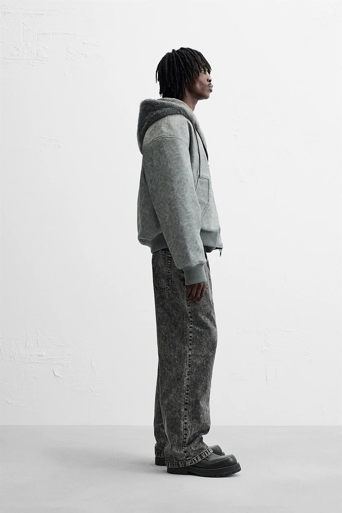 REVERSIBLE BOMBER JACKET