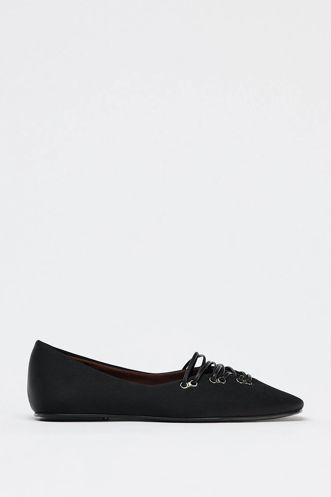BALLERINES EFFET SATINÉ 50E ANNIVERSAIRE