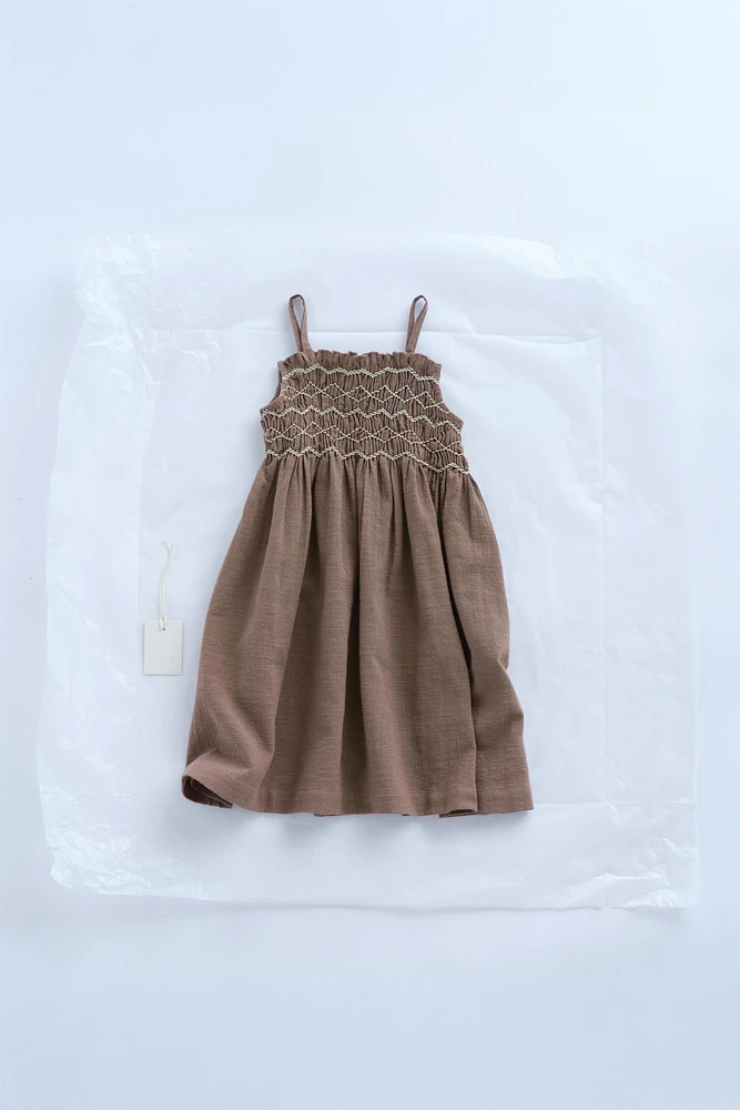 ZARA TIMELESS - ROBE À BRETELLES BRODÉE
