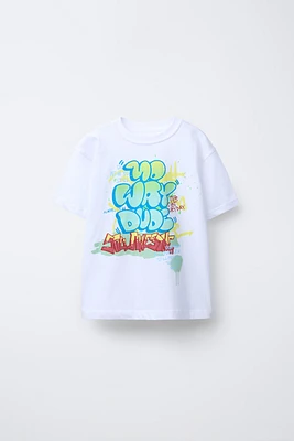 GRAFFITI PRINT T-SHIRT