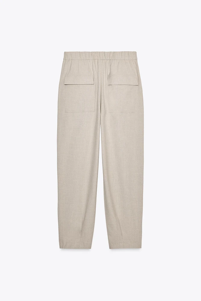 RIB JOGGER PANTS