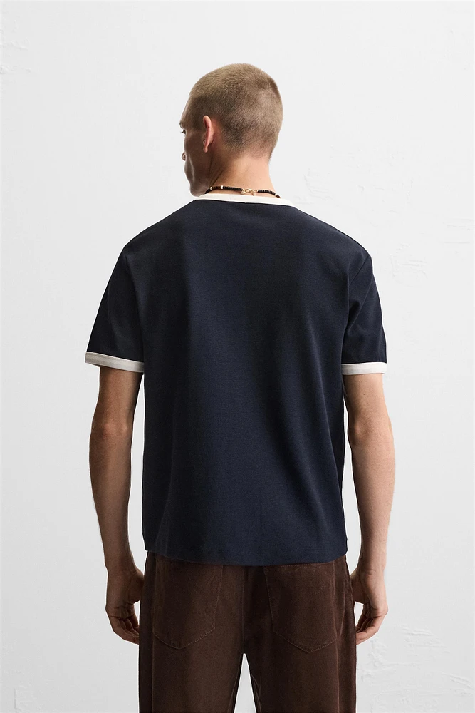 GUITARRICADELAFUENTE RIB TEXT T-SHIRT