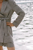 BELTED OVERSIZED BLAZER