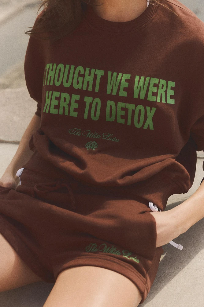THE WHITE LOTUS FLEECE SWEATSHIRT