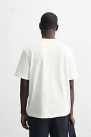 EMBROIDERED TEXT T-SHIRT