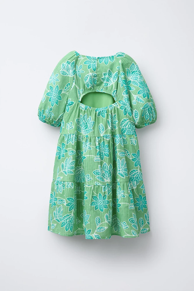 PANEL FLORAL DRESS