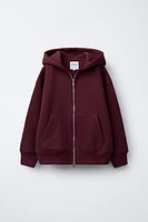 SWEAT À CAPUCHE ET ZIP