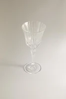 ENGRAVED CRYSTALLINE WATER GLASS
