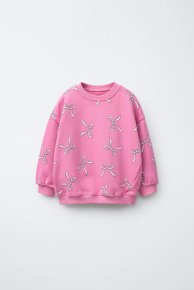 SWEAT À IMPRIMÉ FLEURS