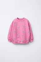SWEAT À IMPRIMÉ FLEURS