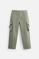 PANTALON CARGO DÉLAVÉ