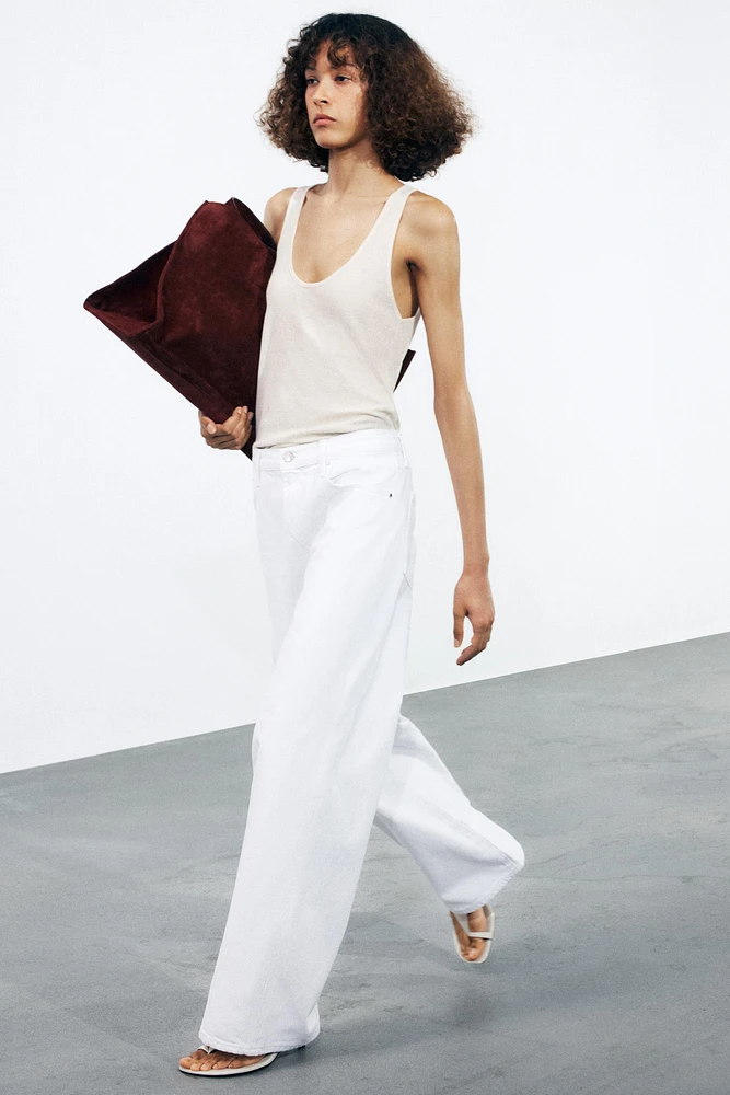 JEAN ZW COLLECTION WIDE LEG TAILLE BASSE