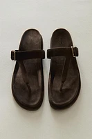 SANDALES BRIDE ASIMÉTRIQUE CUIR