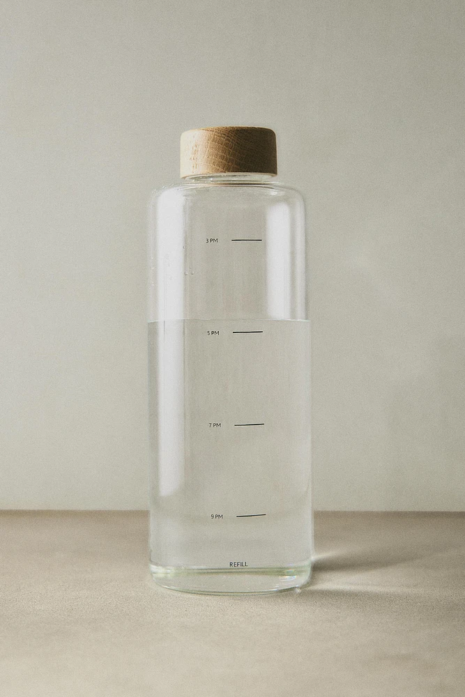BOUTEILLE BOROSILICATE CHÊNE
