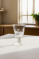 SILK SCREEN WINE GLASS