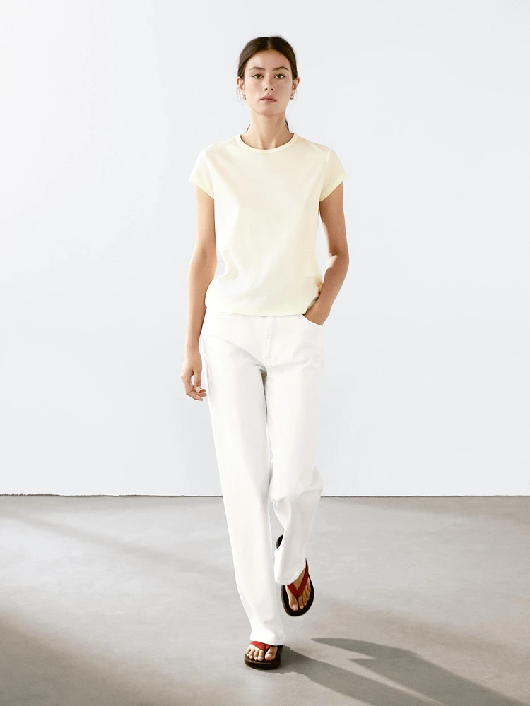 100% mercerised cotton short sleeve T-shirt