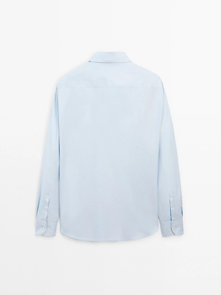 Chemise regular fit serge 100 % coton