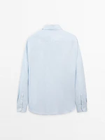 Chemise regular fit serge 100 % coton