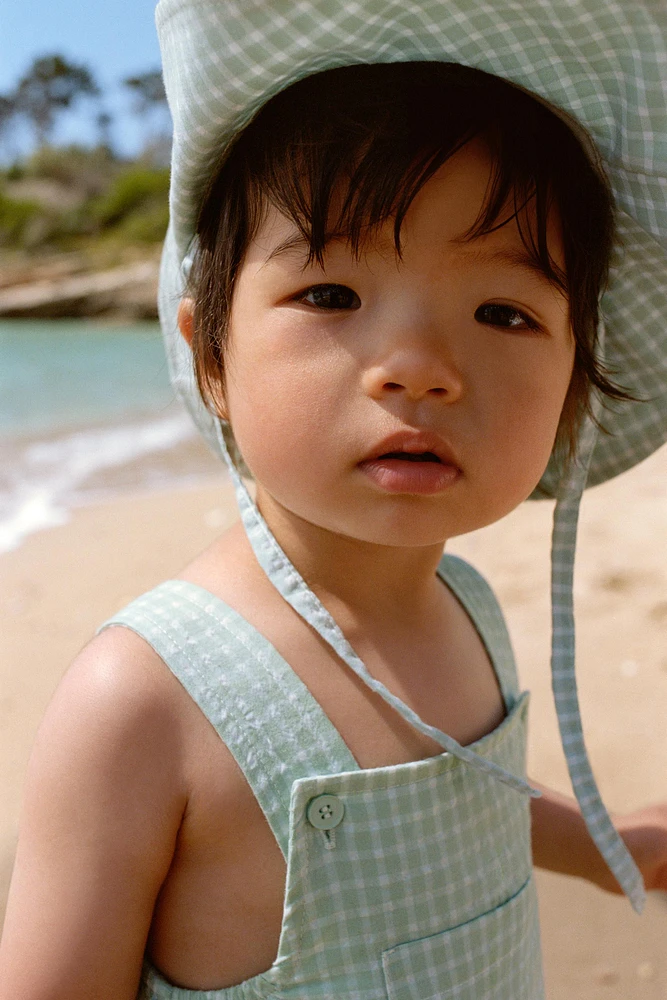 GINGHAM ROMPER