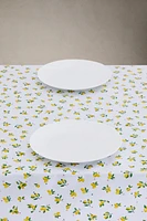 RESIN-COATED COTTON TABLECLOTH WITH LEMONS