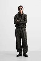 PANTALON CARGO TECHNIQUE DÉLAVÉ