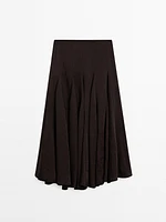 Skirt with flounce detail - Studio