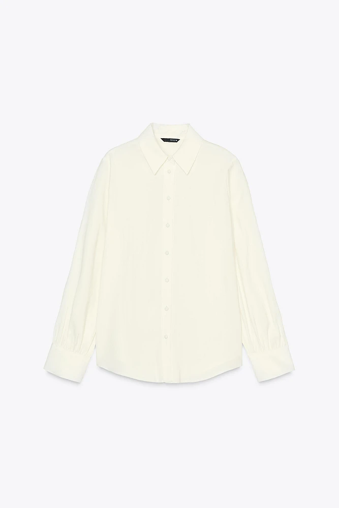 SHIRT WITH LINED BUTTONS