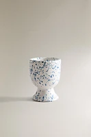 SPECKLED STONEWARE EGG CUP