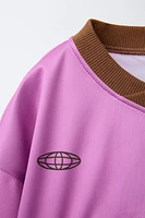 SOCCER TEXT T-SHIRT