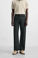 COTTON-HEMP STRAIGHT FIT JEANS