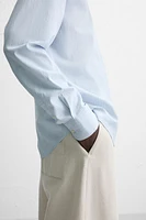 TEXTURED STRIPED SHIRT