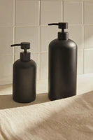 BLACK RESIN SOAP DISPENSER