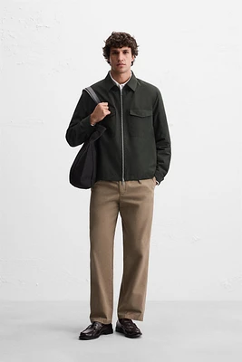 REGULAR FIT PADDED OVERSHIRT