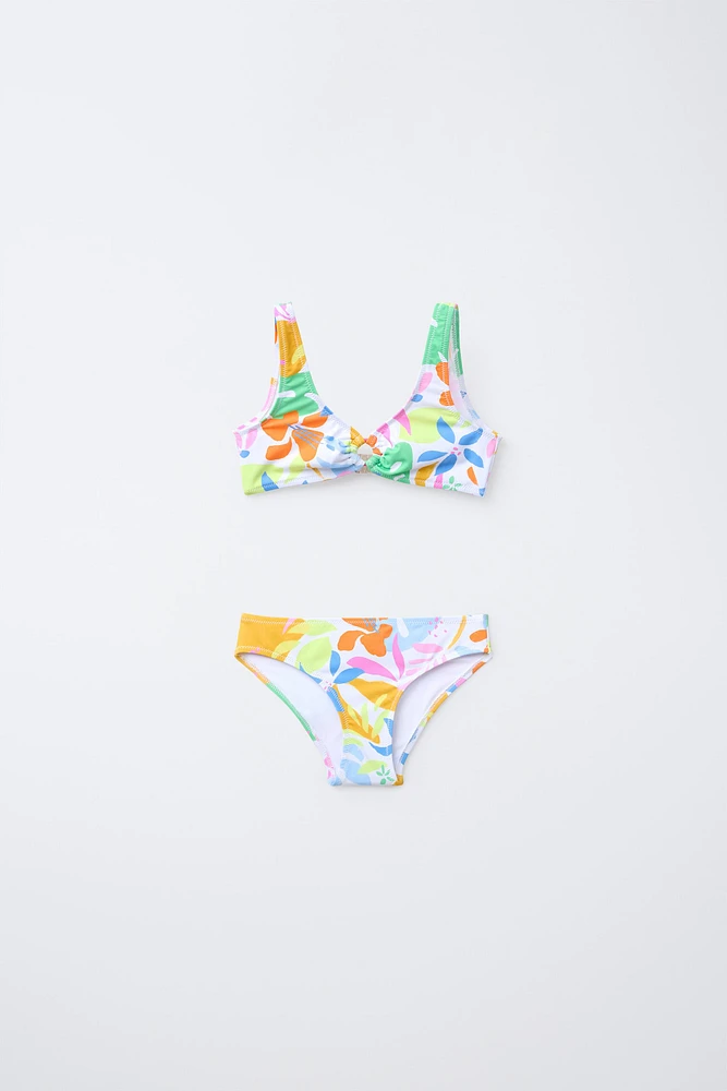 6-14 ANS/ BIKINI À IMPRIMÉ TROPICAL