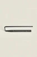 DARK METAL TOILET PAPER HOLDER