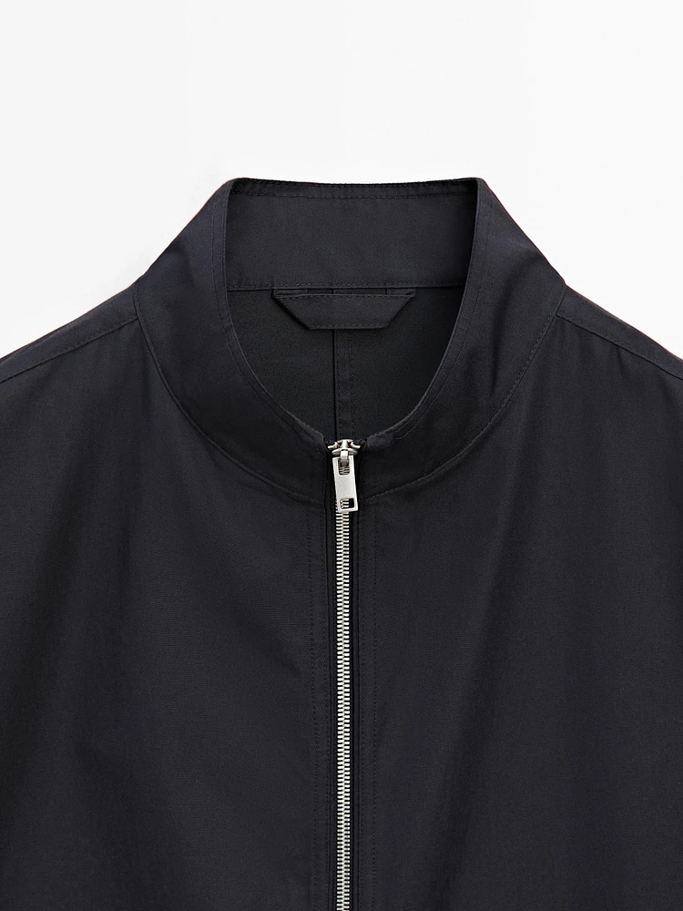 Veste fermeture Éclair 100 % coton