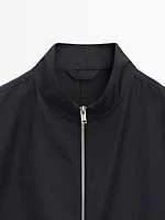 Veste fermeture Éclair 100 % coton