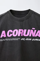 T-SHIRT IMPRIMÉ VILLE