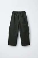 PANTALON CARGO TECHNIQUE À JAMBES LARGES