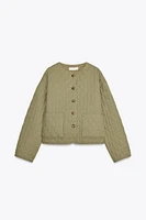 PADDED LINEN JACKET