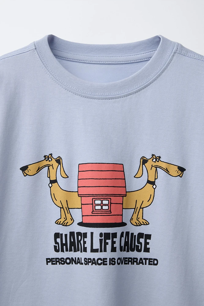 DOG PRINT T-SHIRT