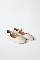 BALLERINES EN CUIR