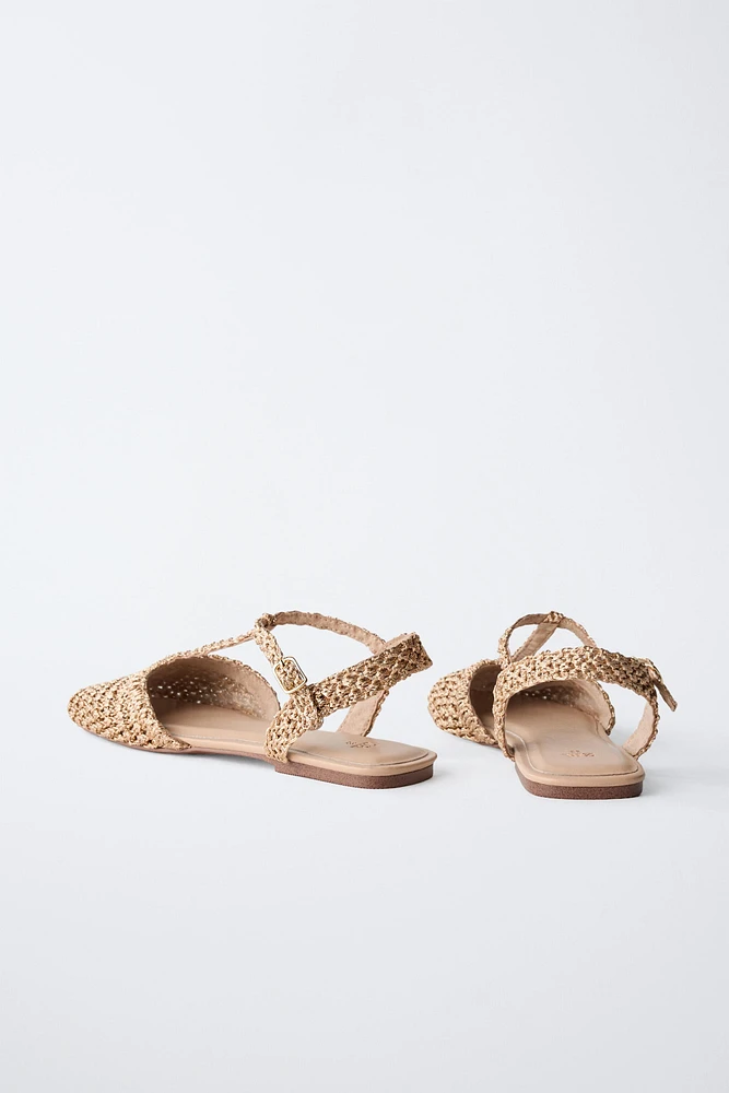 BRAIDED SLINGBACK SHOES