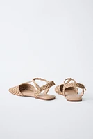 BRAIDED SLINGBACK SHOES