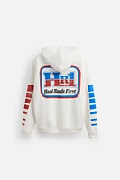 RACING PRINT HOODIE